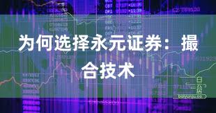 为何选择永元证券：撮合技术