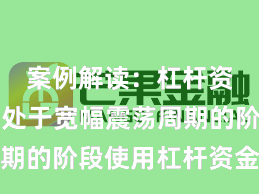案例解读：杠杆资金使用处于宽幅震荡周期的阶段使用杠杆资金的数